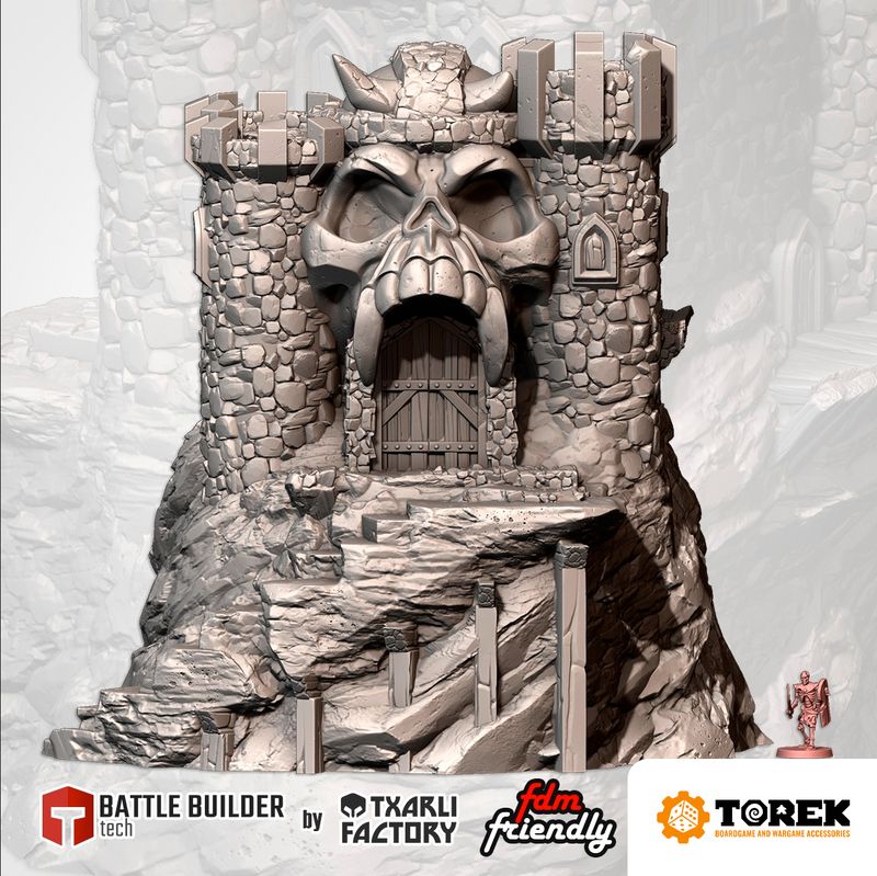 Château crâne (1 model) - Skull Castle