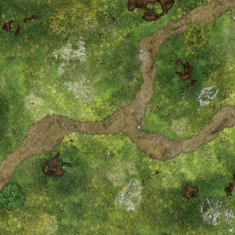 Battlemat Plaine chemin