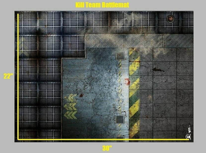 Battlemat for KT Warehouse complex Battlemat for KT Warehouse complex