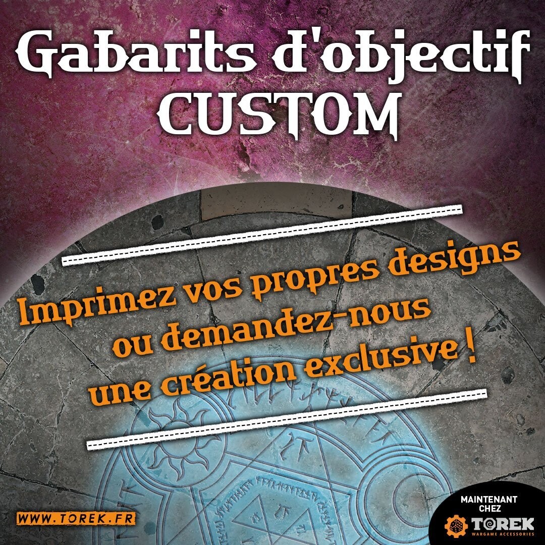 CUSTOM Gabarit d'objectif AOS / 9th Age