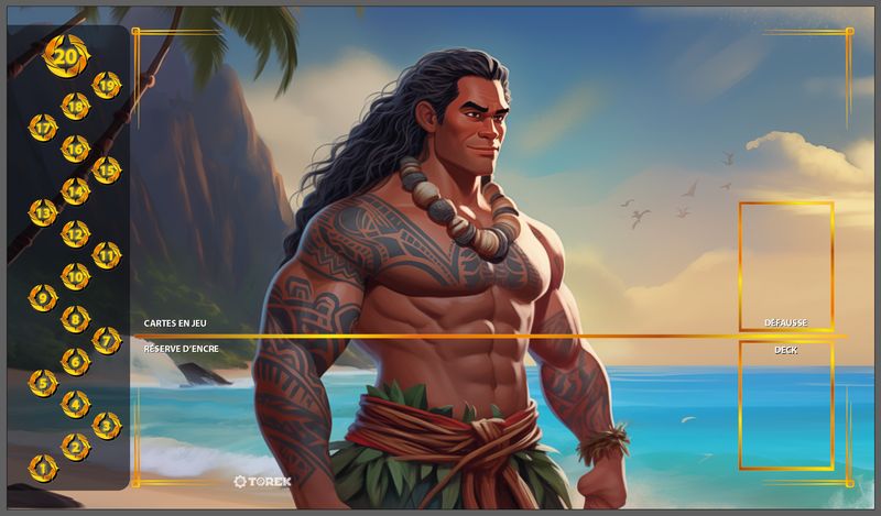 PLAYMAT  inspired by  Maui LORCANA®