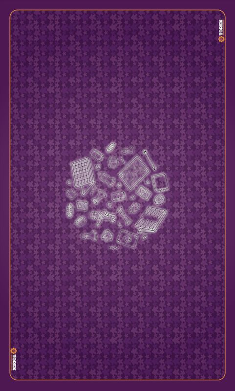 Tapis Meeple violet 100 cm/60 cm