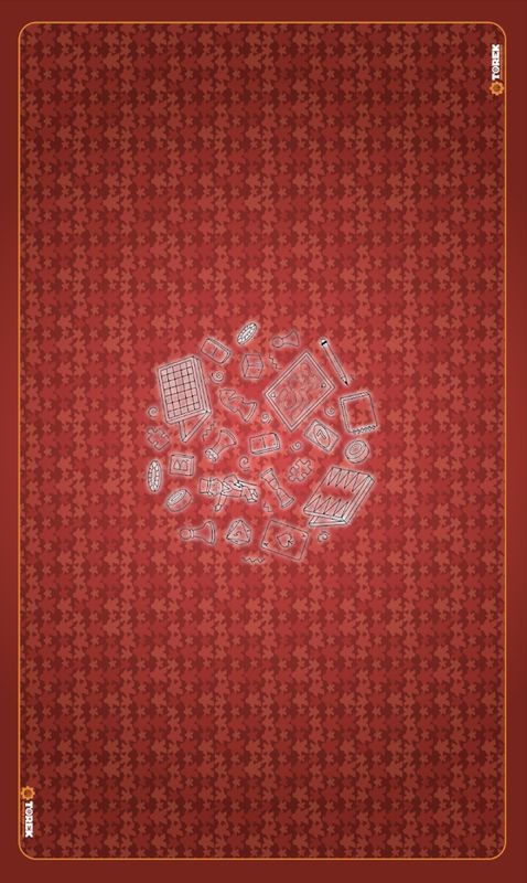 Tapis Meeple rouge 100 cm/60 cm