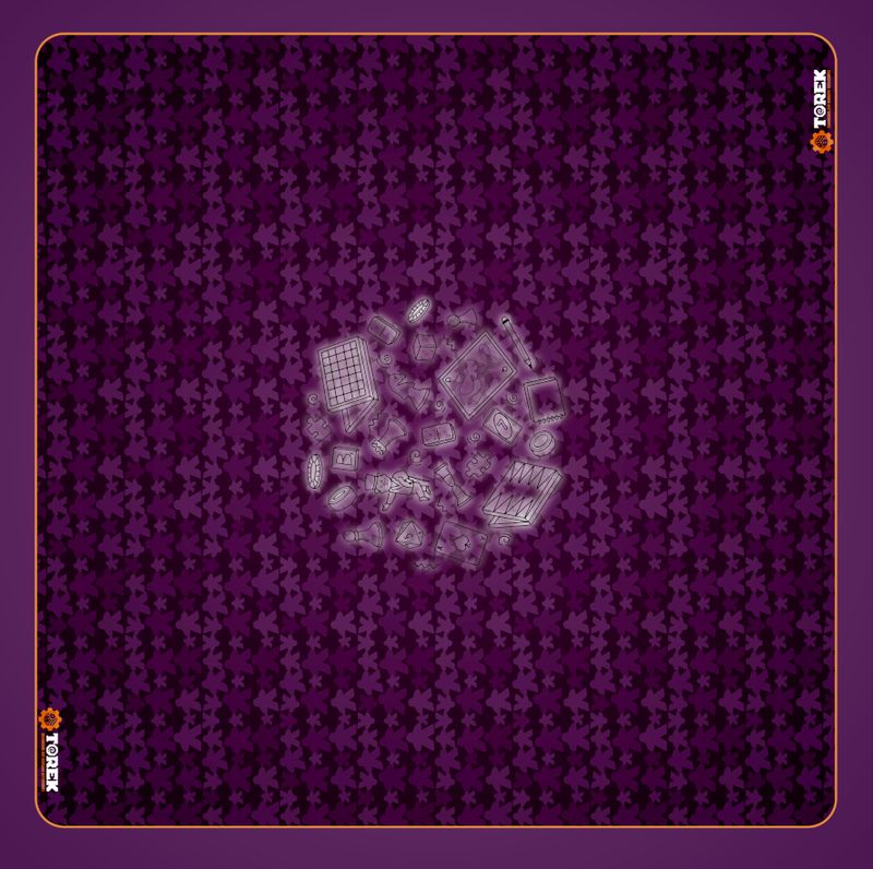 Tapis Meeple Violet 60cm/60cm