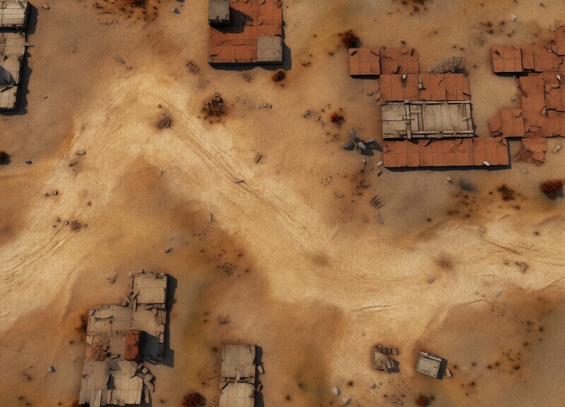 Battlemat Post Apo 3