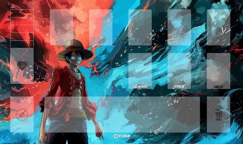 Playmat Compatible One Piece Card® Game inspired by Luffy (2)