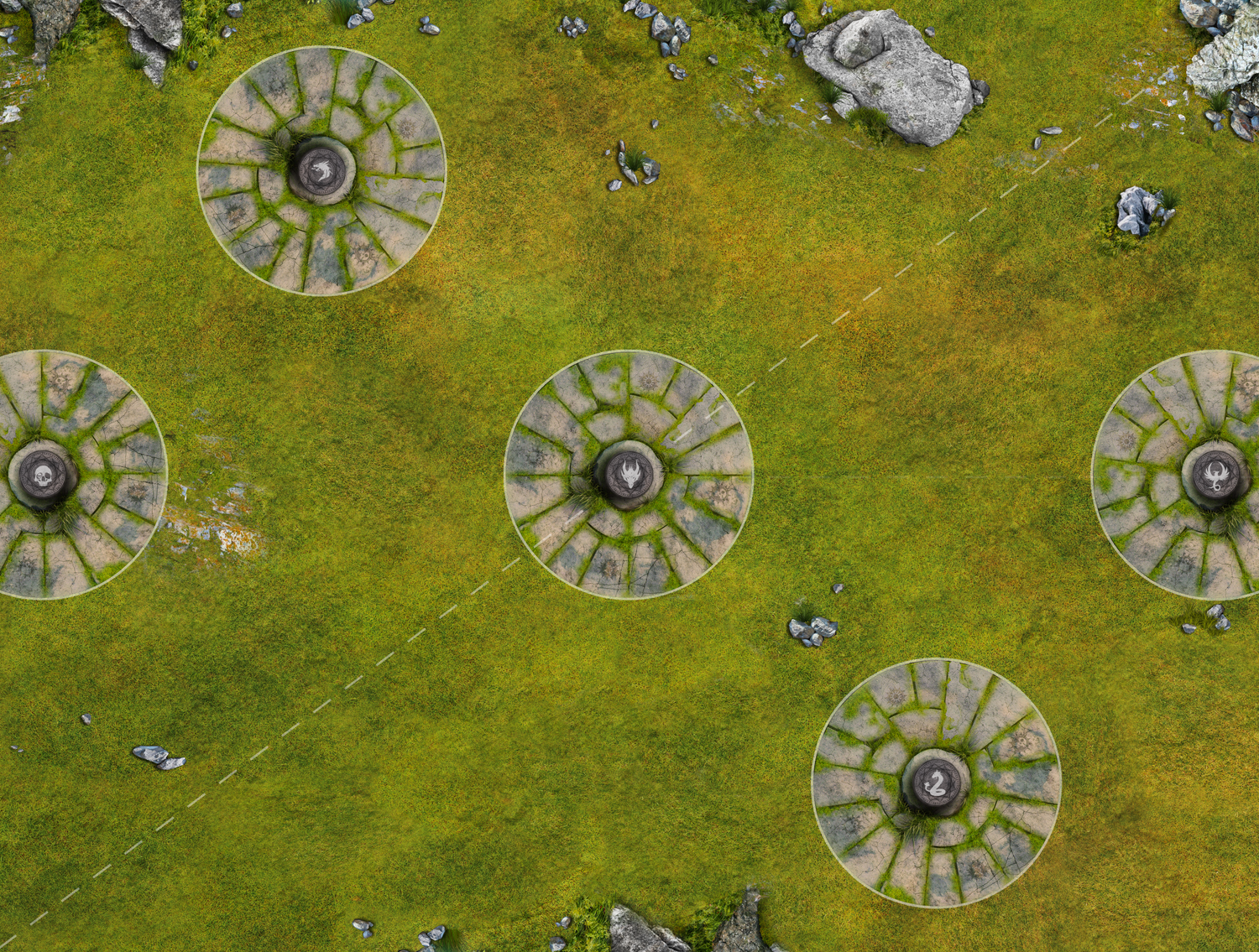 Battlemat compatible FER DE LANCE  - Inspiration Jade