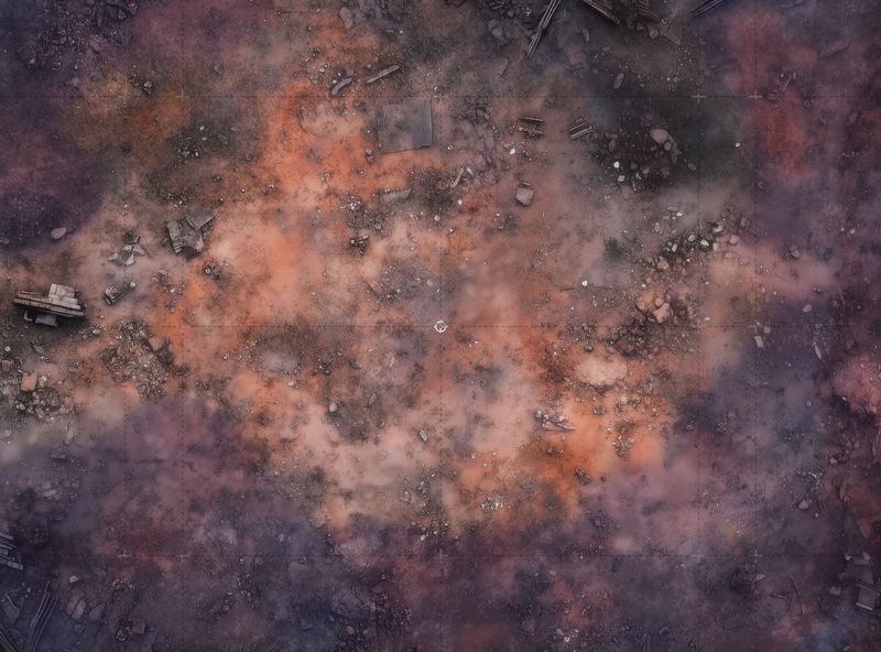 Battlemat for KT - Ruines monde ruche (KillTeam)