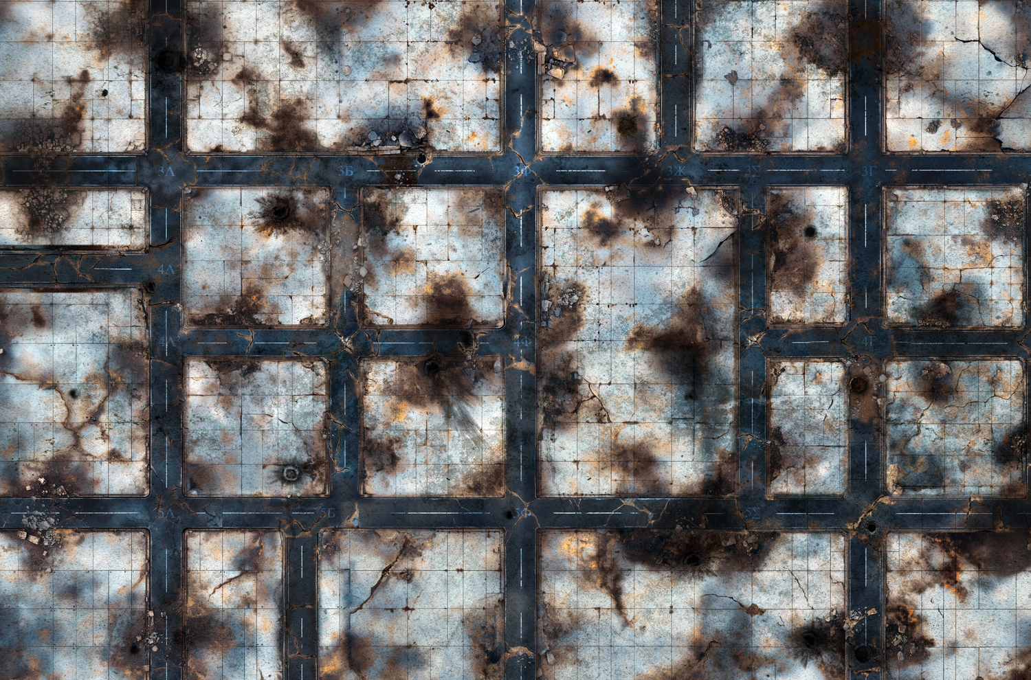 Battlemat Imperialis Ruined city Battlemat Imperialis Ruined city