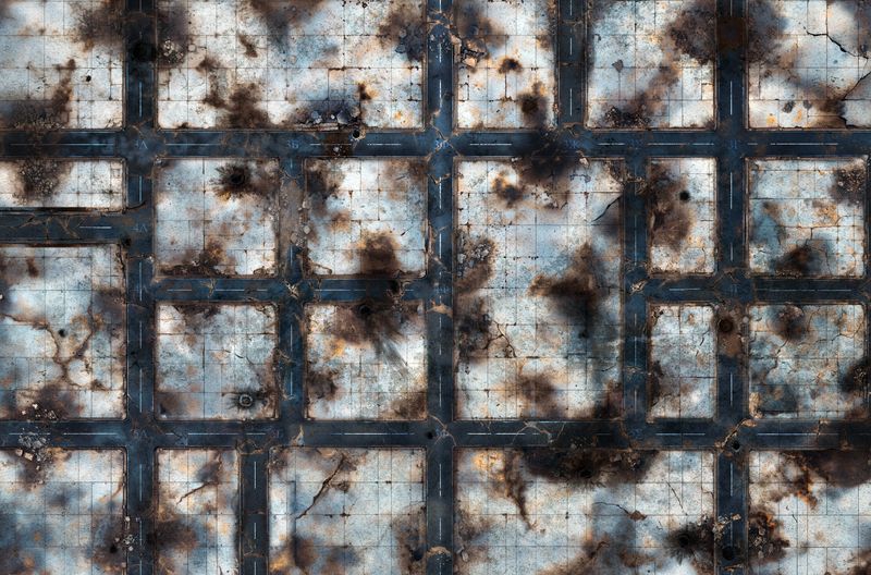 Battlemat Imperialis Ruined city