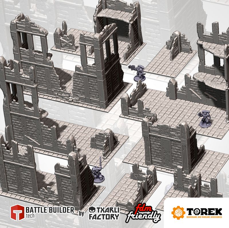 Ville en ruines GW (18 model) - City Ruins GW