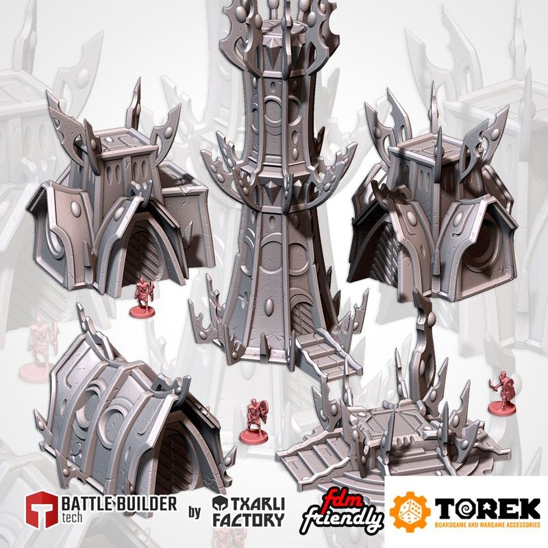 Village Elfes Noir (6 models)