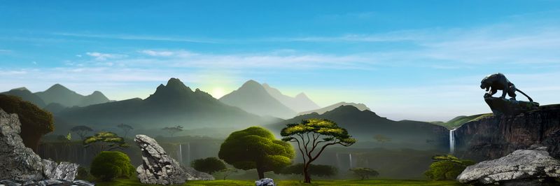 Fond de table Wakanda (Compatible Marvel Crisis Protocol)