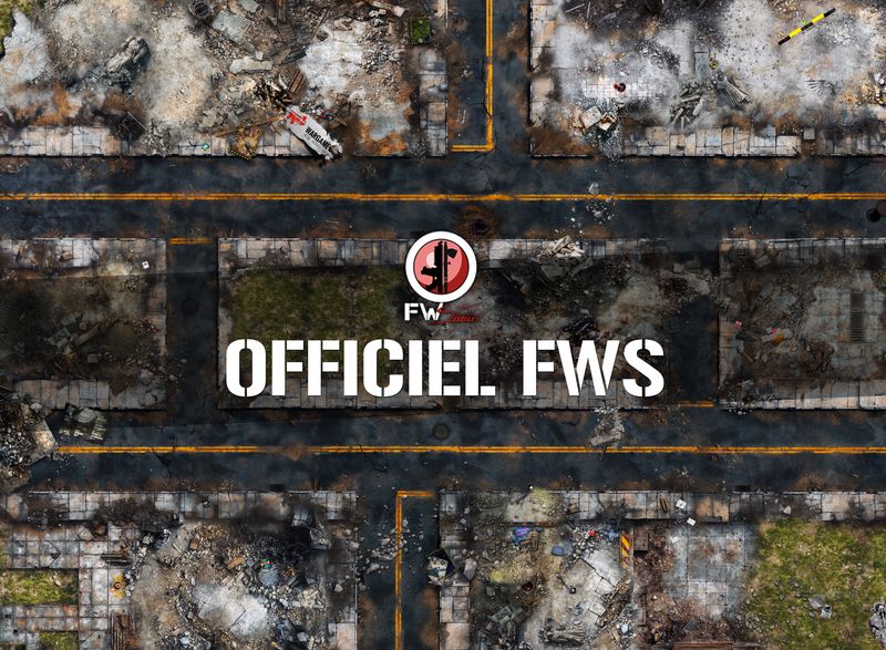 ​Battle Mat "Urbain FWS" – Édition officielle French Wargame Studio x Torek