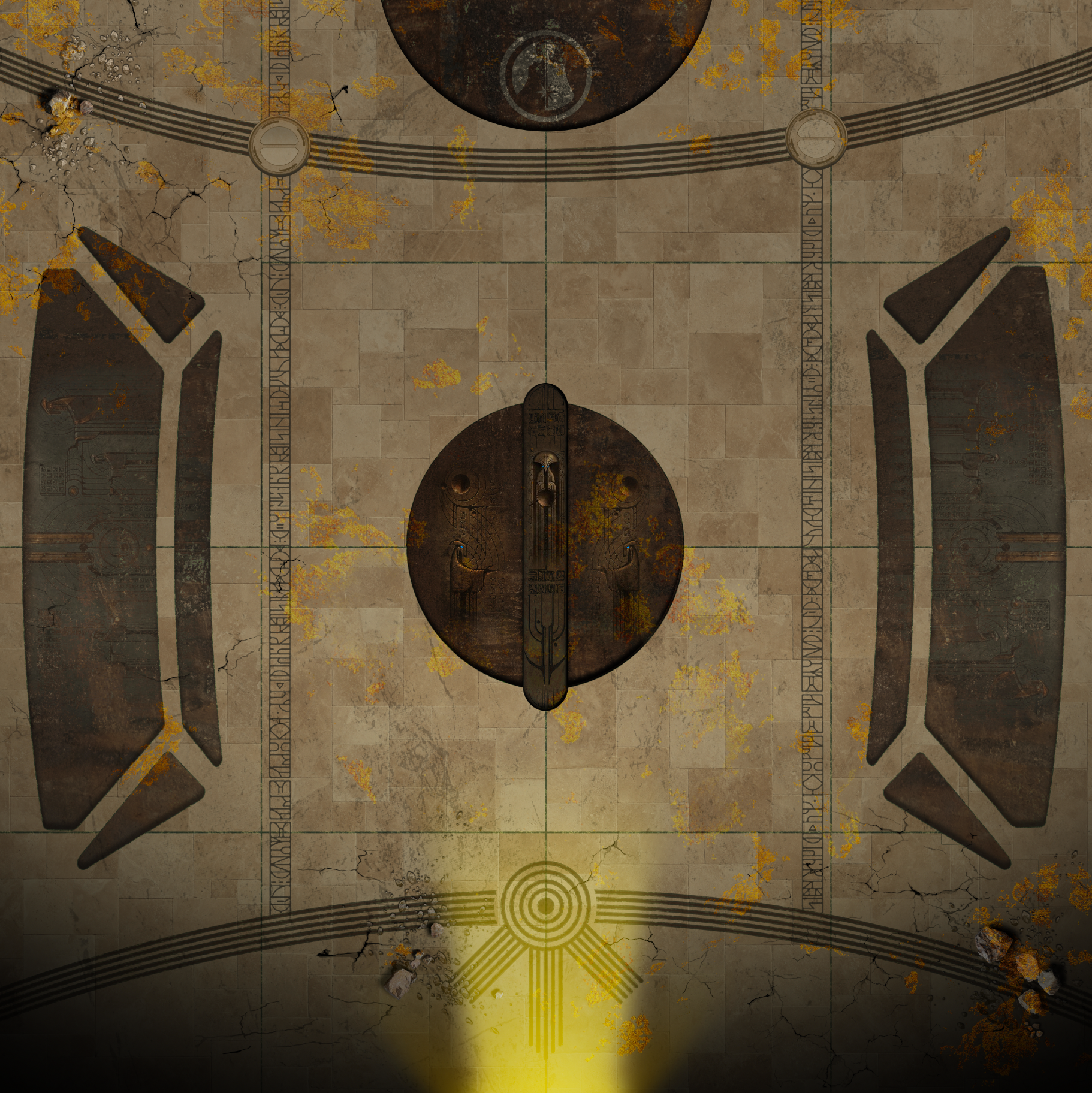 Battlemat Temple Jedi