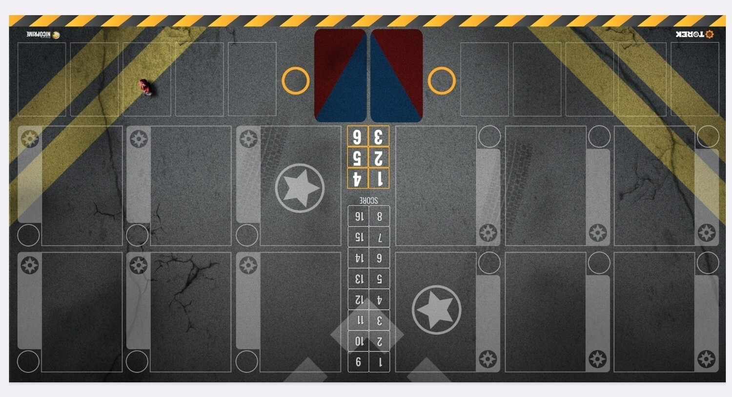 Playmat 2 joueurs Compatible Marvel Crisis Protocol® V2