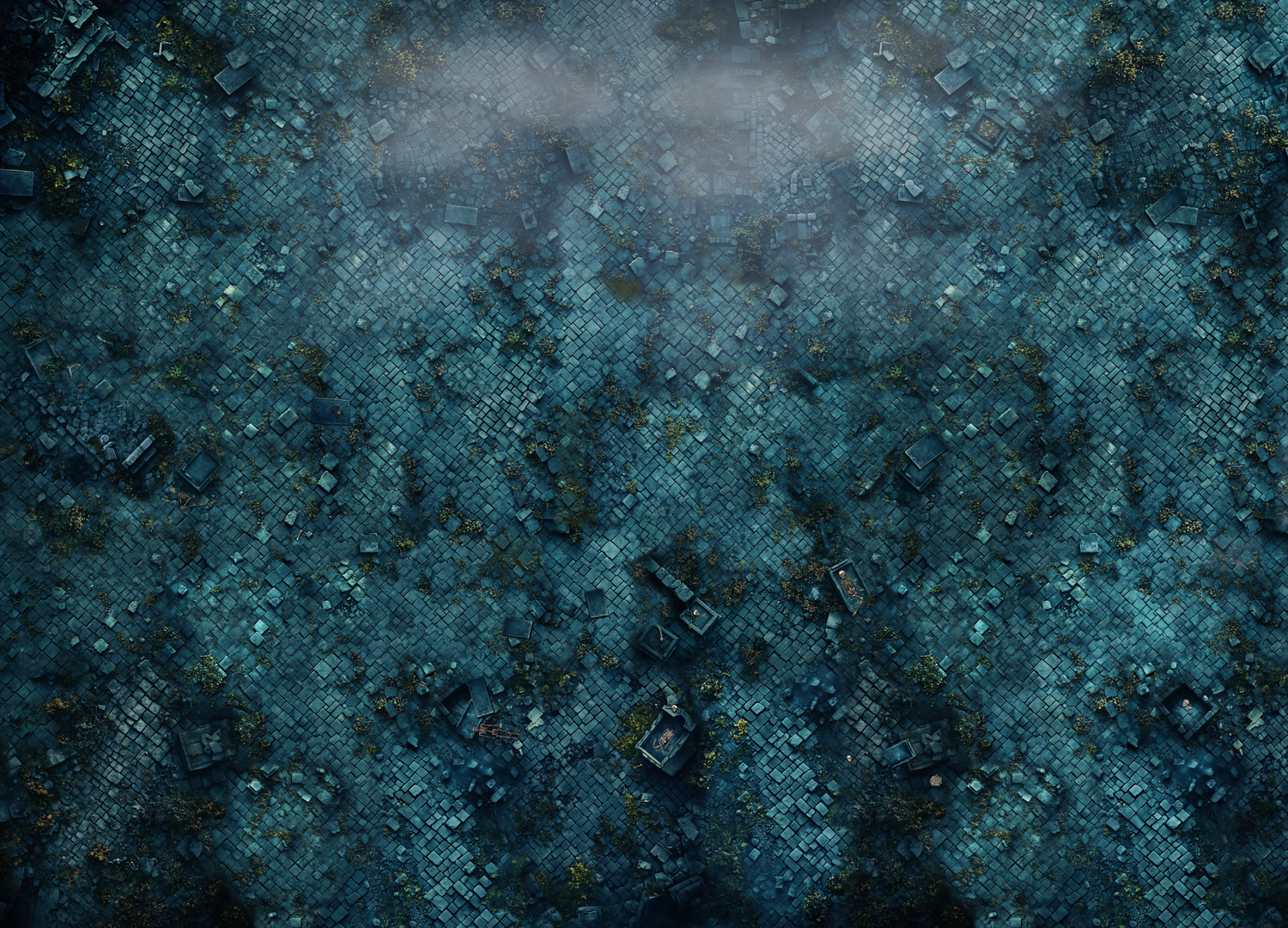 Battlemat Cimetière 3'/3' en Néoprène