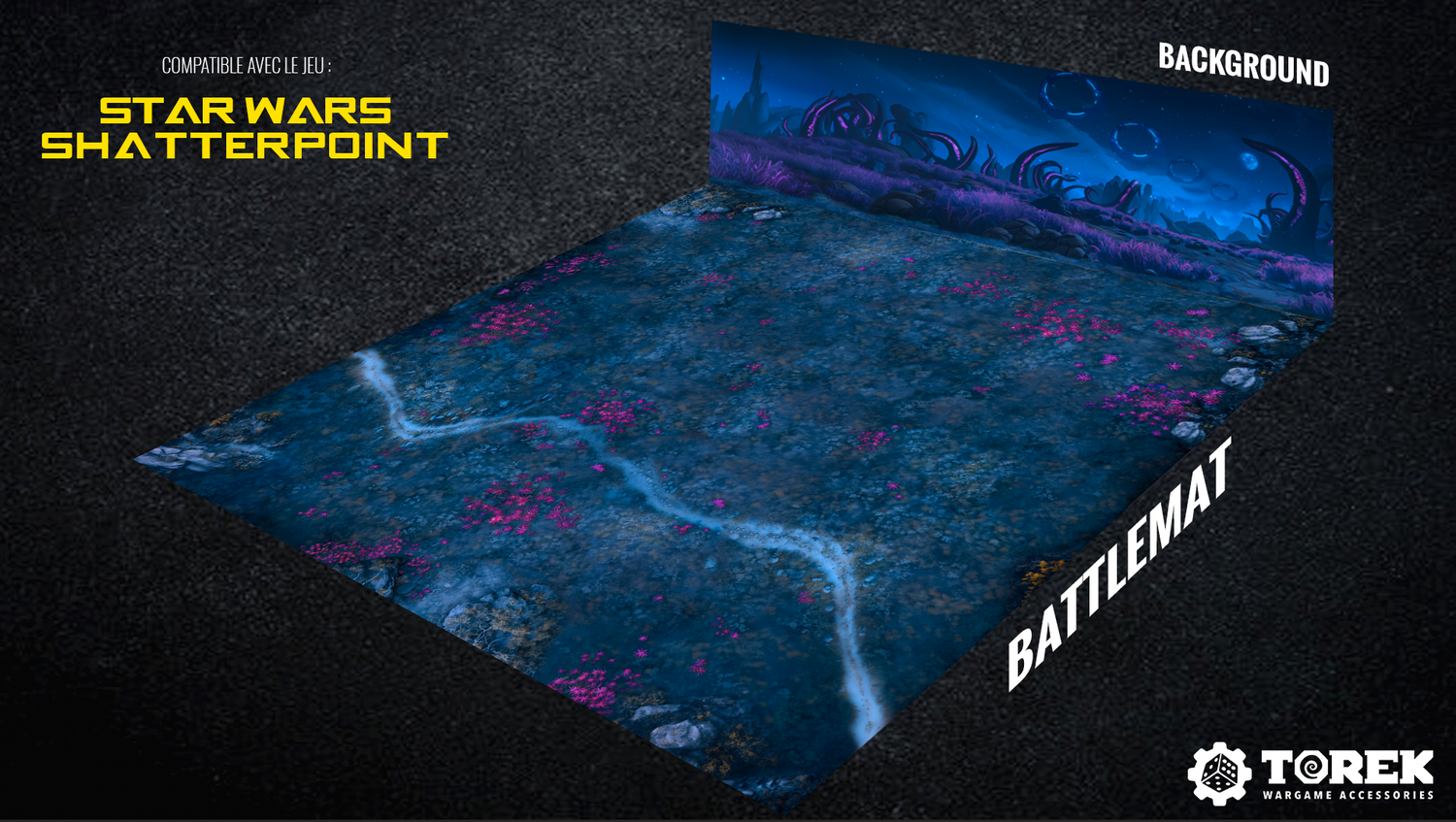 Battlemat Umbara (Compatible Star Wars Shatterpoint®) Battlemat Umbara (Compatible Star Wars Shatterpoint®)
