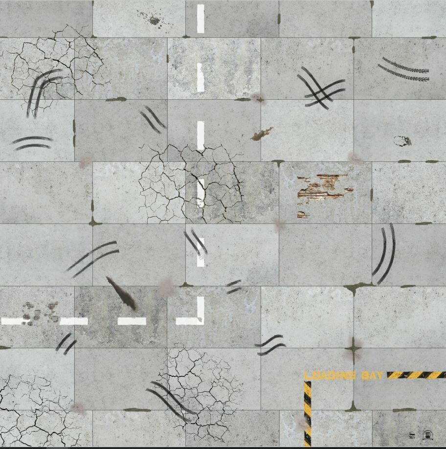 Battlemat Gaslands Industrial 2'/2'