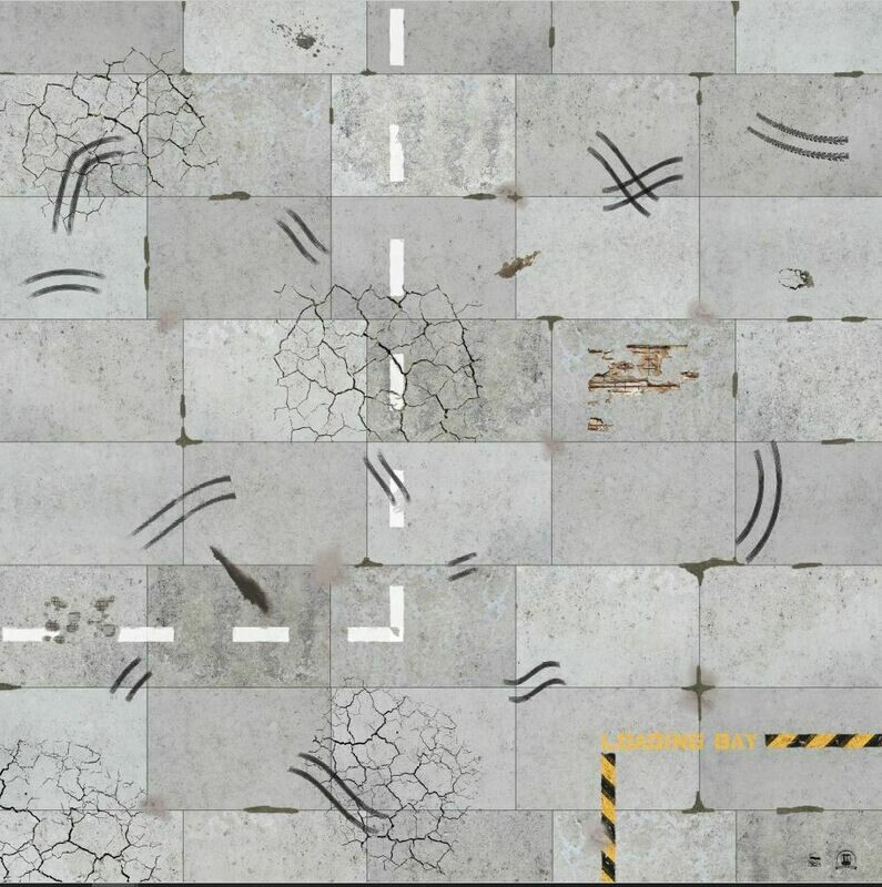 Battlemat Gaslands Industrial 2'/2'