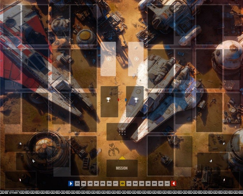 Playmat Compatible Star Wars Shatterpoint® - Florrum