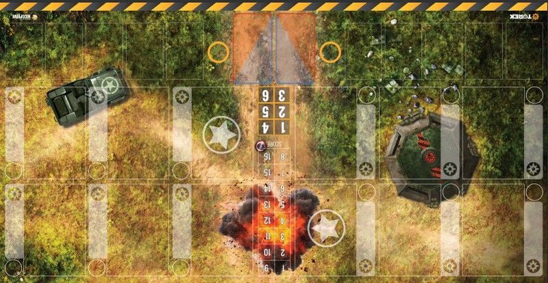 Playmat 2 joueurs Compatible Marvel Crisis Protocol®  inspiré Hydra®