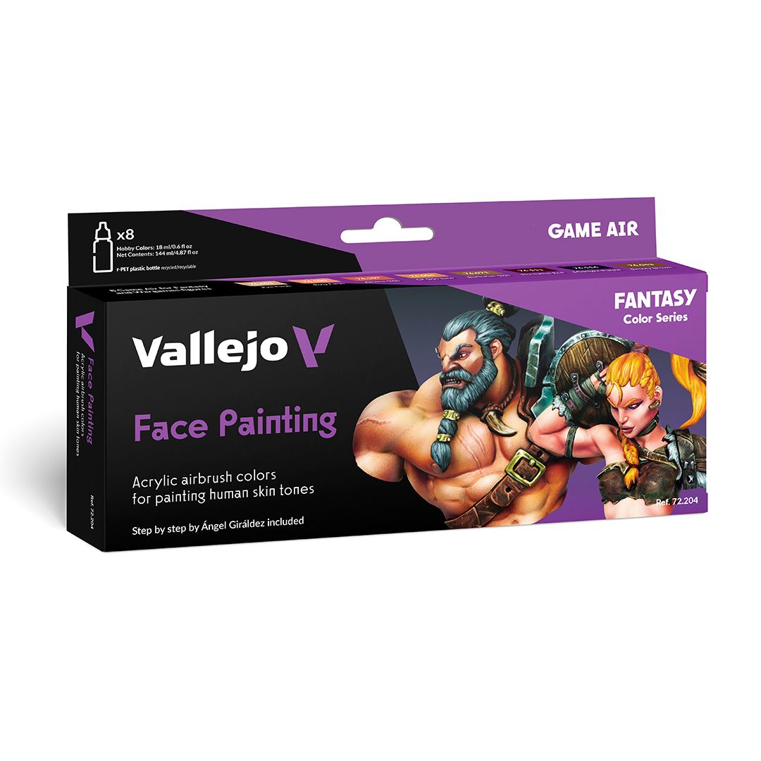 Set 8 Faces Painting - 72.204 - Game Air