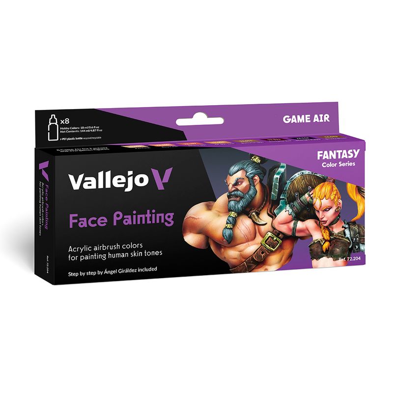 Set 8 Faces Painting - 72.204 - Game Air