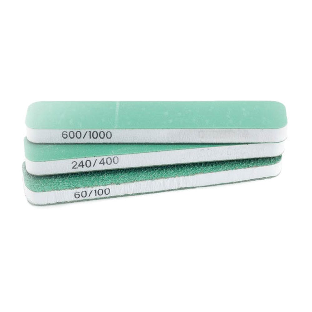 Set de 3 Blocs de ponçage 90*19*6mm double face & double grain - T04001