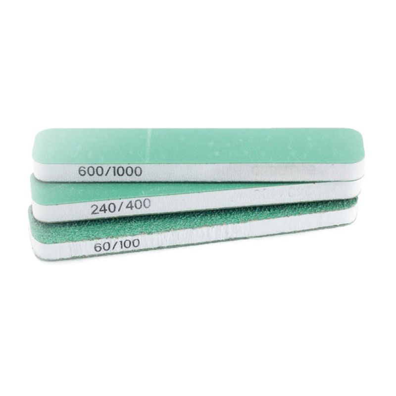 Set de 3 Blocs de ponçage 90*19*6mm double face & double grain - T04001