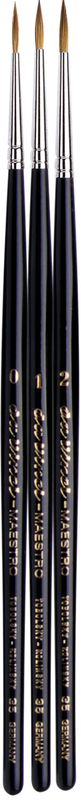 Set de 3 Pinceaux MAESTRO série  35 taille 0,1,2