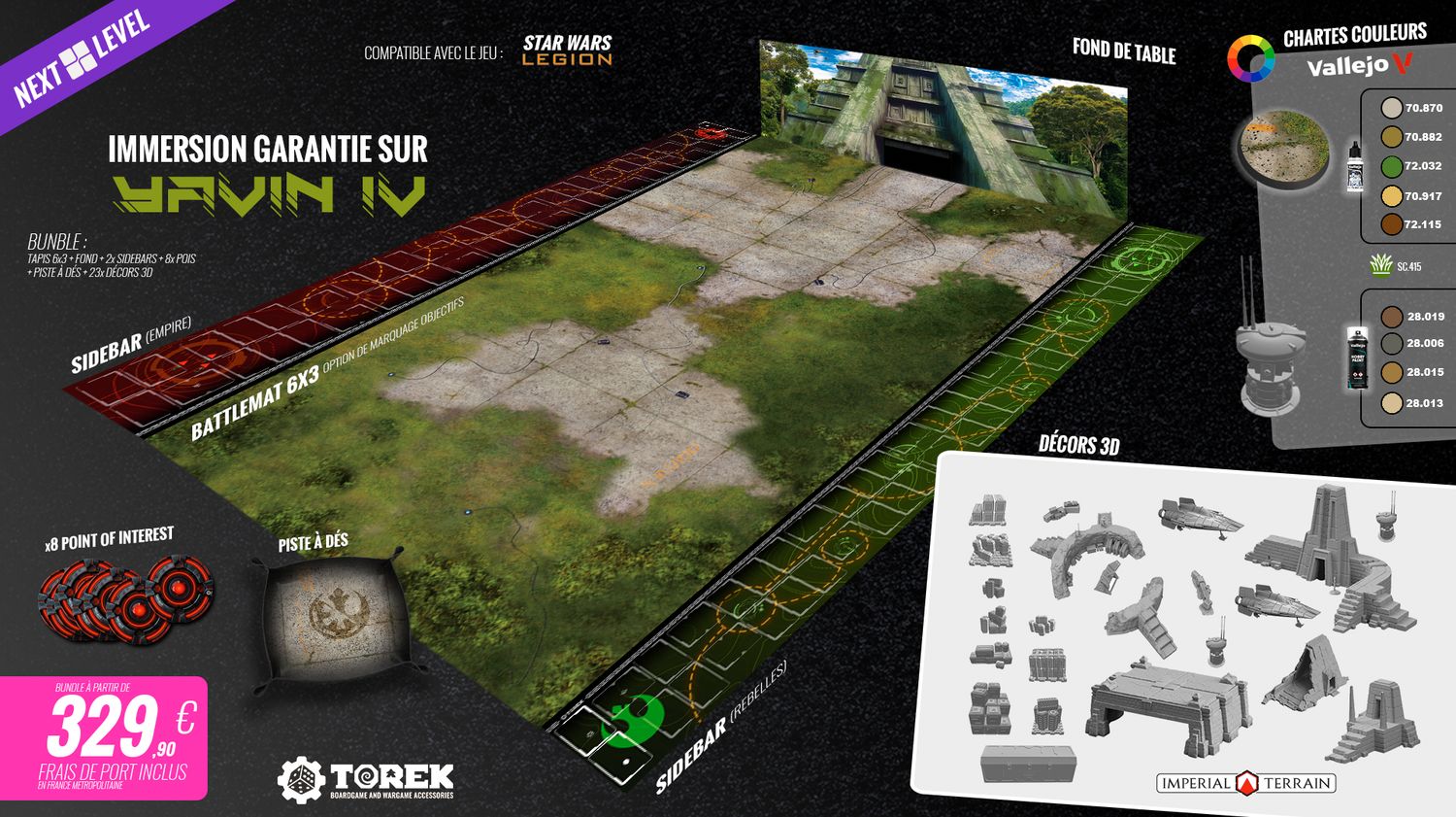 Next Level  inspiration "Yavin IV®" (compatible Star Wars Legion®)
