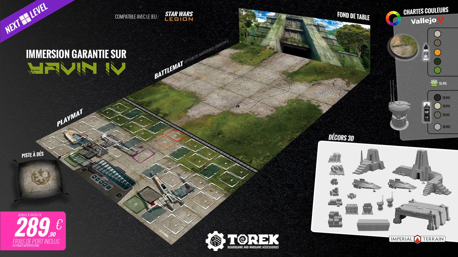 Next Level  inspiration "Yavin IV®" mode Recon (compatible Star Wars Legion®)