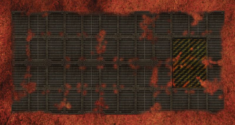 Krieg war Ruins area (6'/12') WTC for Warhammer 40000 Compatible