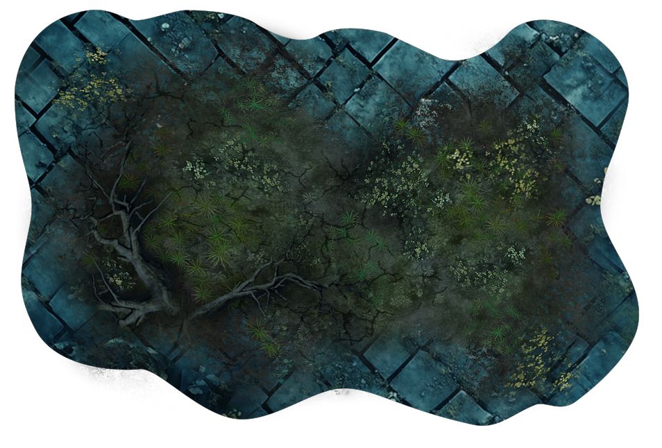 Kit Zone de "Forêt" 1x 6"/4" + 1x 8"/10" - Cemetary