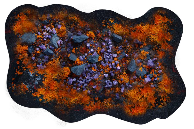 Kit Zone de "Forêt" 1x 6"/4" + 1x 8"/10" - Volcanic