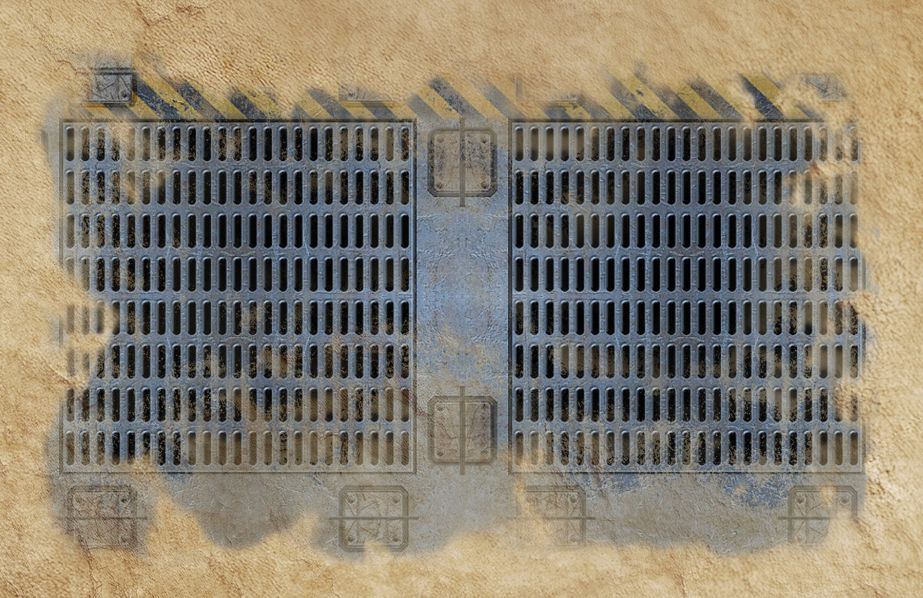 Set de 12 zones de ruines compatible 40k® - GW® - Desert