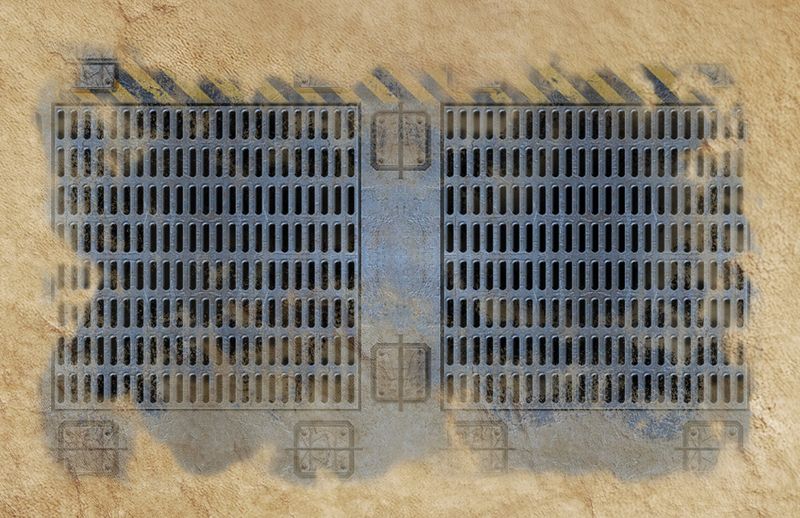 Krieg war Ruins area (6'/12') WTC for Warhammer 40000 Compatible