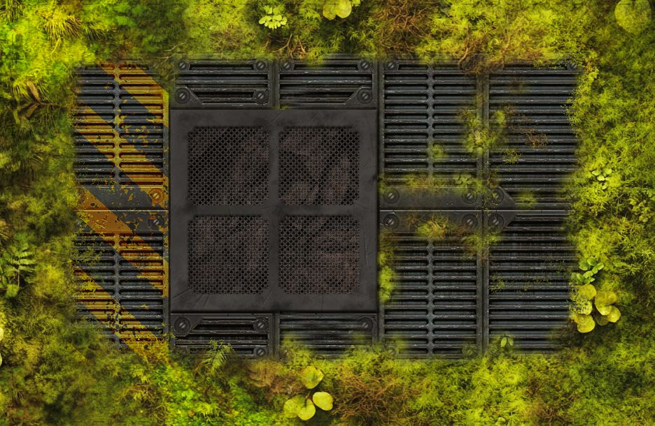 Set de 12 zones de ruines compatible 40k® - GW® - Forest