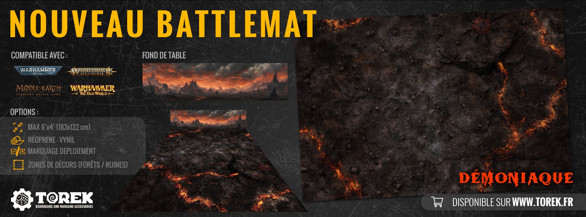 Battlemat Démoniaque