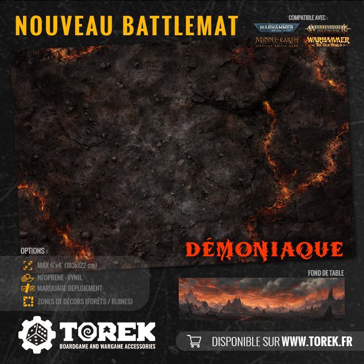Battlemat Démoniaque