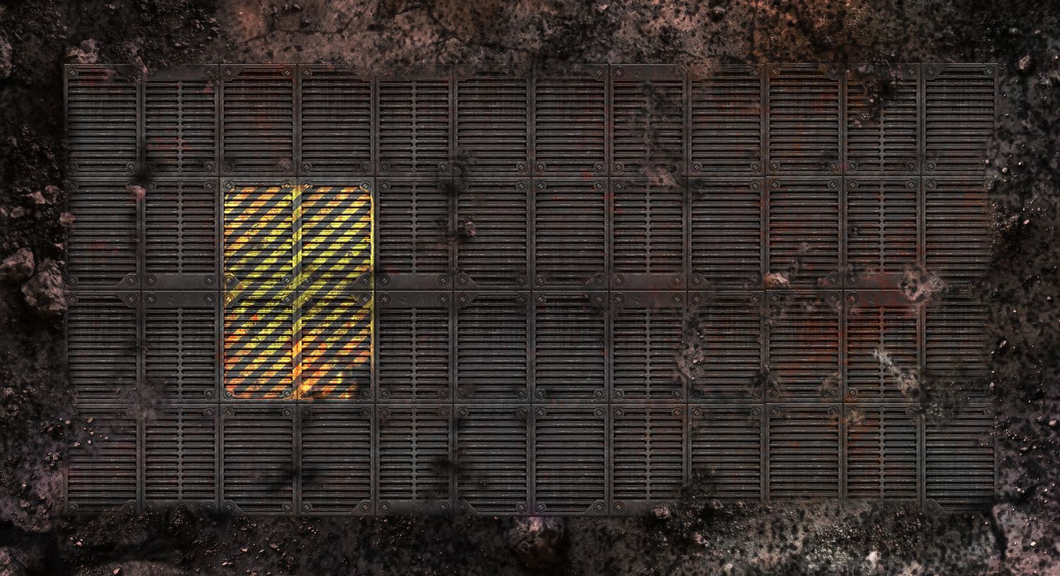 Krieg war Ruins area (6'/12') WTC for Warhammer 40000 Compatible