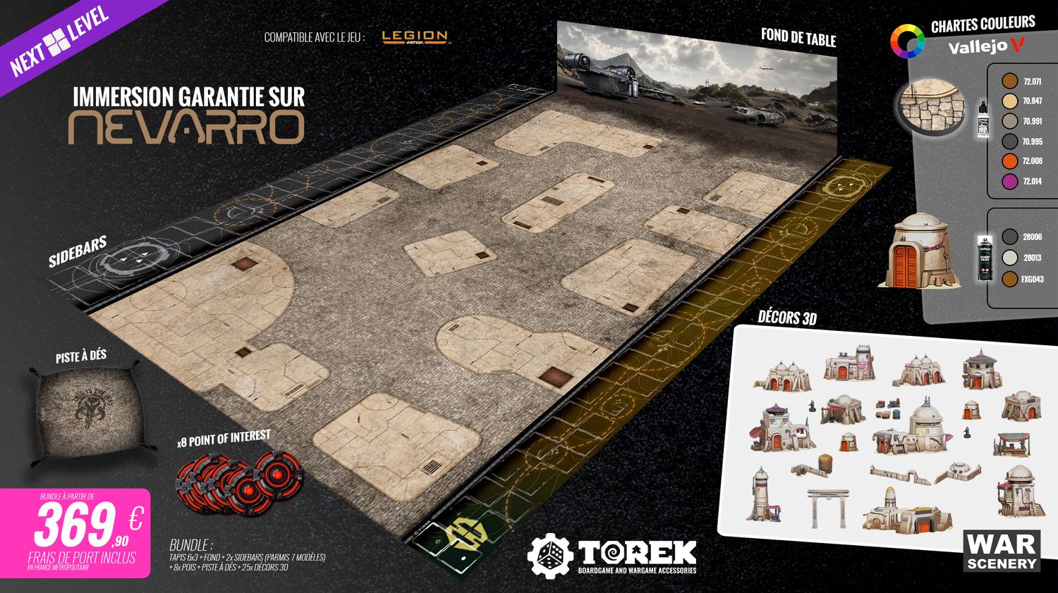 Next Level  inspiration "Nevarro®" (compatible Star Wars Legion®)