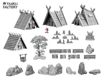 Set Décors  Celtik landes