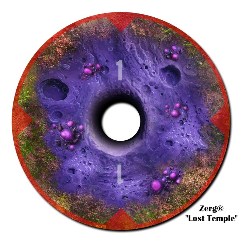 Set de 5 Objectifs "Lost Temple" Starcraft©