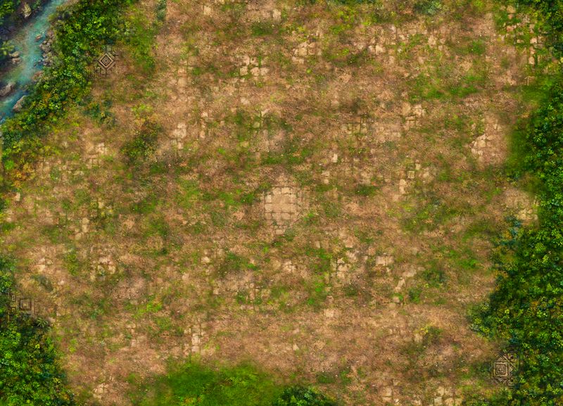 Battlemat "Lost Temple"  Starcraft©