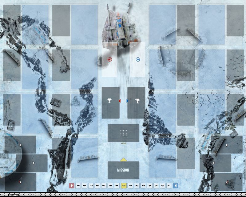 Playmat Compatible Star Wars Shatterpoint® - Hoth®