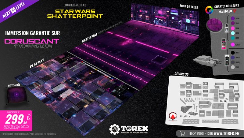 Next Level Bundle – Coruscant® (compatible Star Wars Shatterpoint®)