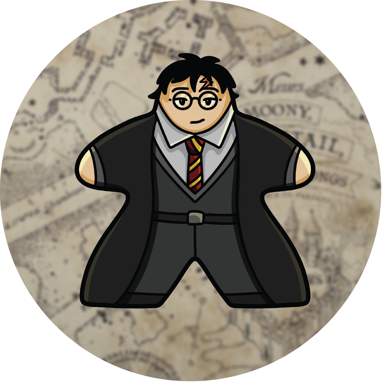 Sous Bock Harry Potter Meeple Gentil Sous Bock Harry Potter Meeple Gentil