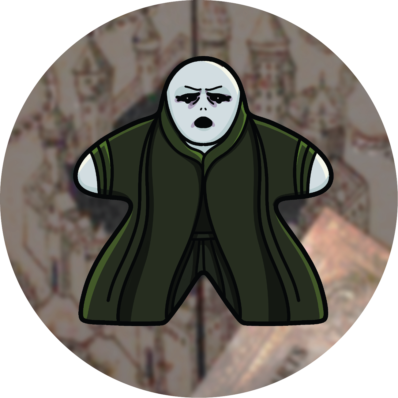 Sous Bock Harry Potter Meeple Méchant Sous Bock Harry Potter Meeple Méchant
